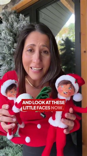 2025 Snowy Day Elf Family - Annalee Dolls