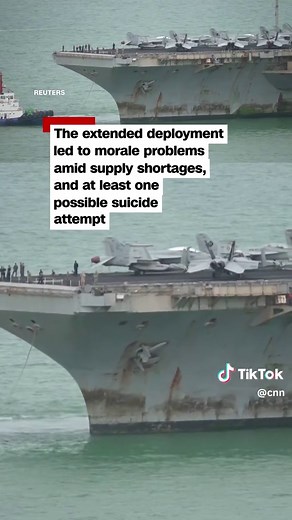 The aircraft carrier USS Abraham Lincoln arrived in Thailand on Wednesday, ending a marathon stint in the Middle East that raised concerns about the welfare of its crew.