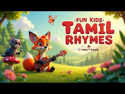 Fun Tamil Kids Rhymes | New Tamil Nursery Songs for Children | 3D Animated Sing Along