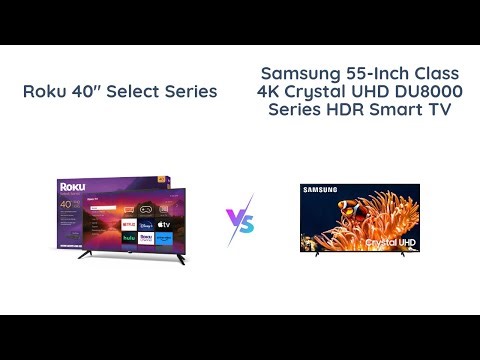 Roku 40" Smart TV vs Samsung 55" 4K UHD Smart TV 📺 Comparison