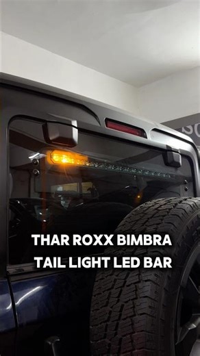 Thar Roxx Bimbra Tail Light LED Bar✅🚨 #tharroxx #roxx #ledbar