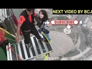 Girls Bungee Jumping First Time Fell to Death | Bungee Jumping goes Wrong