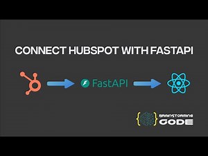 Connect Hubspot with FastAPI and Reactjs using OAuth2 ✅