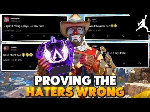 I PROVED ALL MY *HATERS* WRONG IN RANKED! (Apex Legends Season 28)