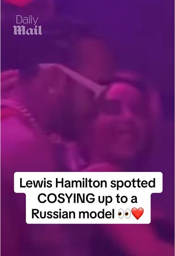 Lewis Hamilton and Violetta Bert's Night Out in Monaco