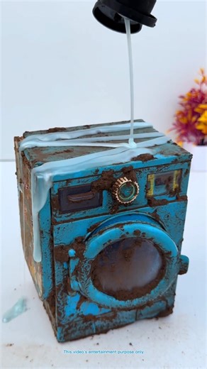 Washing machine fell on the road, gave it as a birthday gift to sister🤯🎁❤ #shortsfeed #shorts