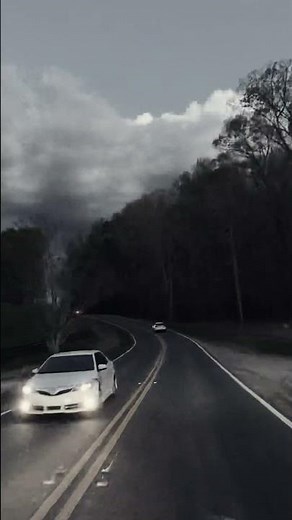Dramatic Skies in Black & White | Country Road POV