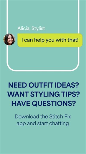 Stitch Fix on Instagram: "Now you can ask a Stitch Fix Stylist for style advice with Stylist Connect in our iPhone app!"