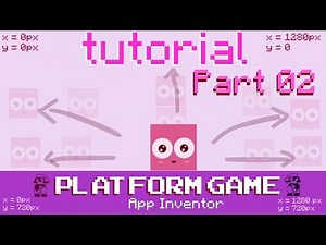 How to make a Platform Game for Android in App Inventor | part 02 adding movement and sounds