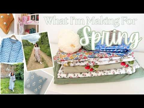 Spring Sewing, Knitting, Quilting & Cross Stitch Plans | Everything I'm Making for Spring