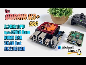 Odroid H3+ First Look, An All New Tiny & Fast X86 SBC! EMU, Gaming, 4K Testing