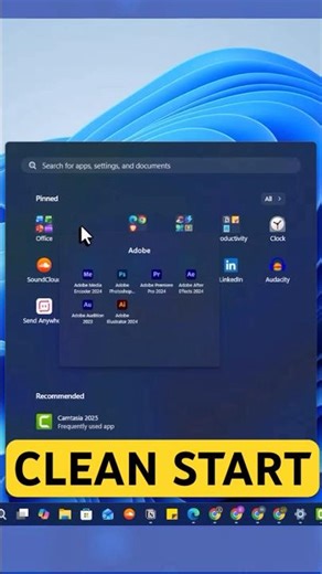 Master Windows 11 Start Menu Like a Pro! 🚀 #Shorts