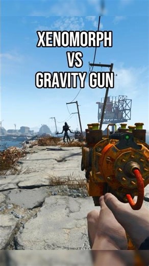 One Small Push, One Giant Xenomorph | Fallout 4 | #fallout4 #fallout #xenomorph #bethesda