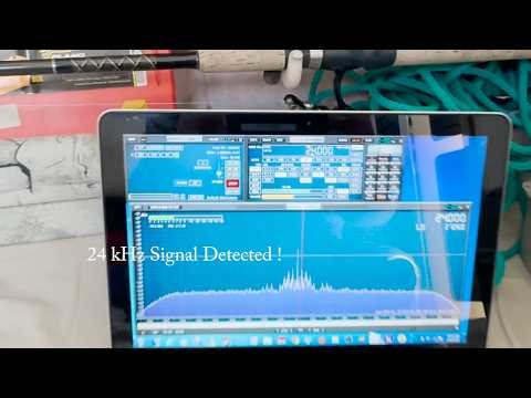 Submarine Radio Communications SDR UNO VLF Transmitter Cutler Maine NAA 24 kHz