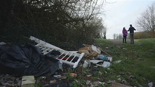 Fly-tipping: Berkshire farmer speaks of facing 'continuous battle' of dumped waste
