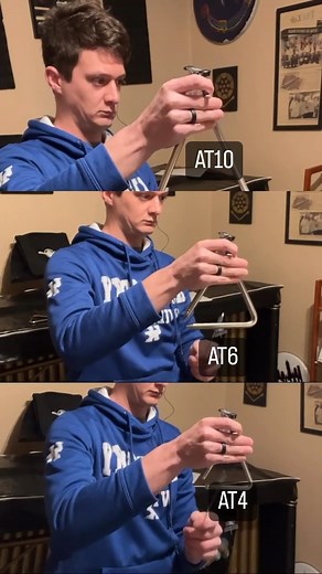 TriangleTrio Brett Morris (@bam.percussion) is rocking 3 artisan triangles and one of our new steel teardrop spectrum triangle beaters! Very cool. #triangle #percussion #blackswamppercussion #percussionist | Black Swamp Percussion | Facebook