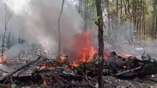 Two killed after fighter plane crashes into forest during training mission