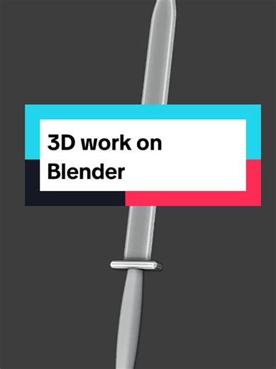How to 3d Model Sword in Blender #blender #3dmodeling #b3d #sword #foryoupage❤️❤️