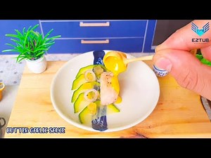 How to Make Miniature Easy Snapper with Zucchini ! Quick and Tasty | Tiny Cooking
