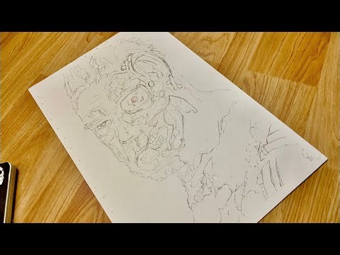 VINAY ART STUDIO is live drawing terminator