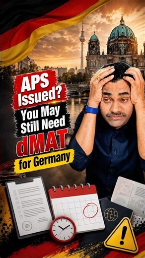 DMAT for Germany 2027: Do APS Certificate Holders Still Need It? | Complete Guide