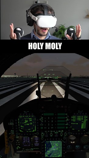 F18 Crash during Take-off in VR #f18 #crash #planecrash #flightsimulator #vr#virtualreality