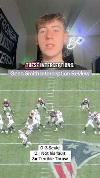 Geno Smith Interception Review #nfl #quarterback #interception