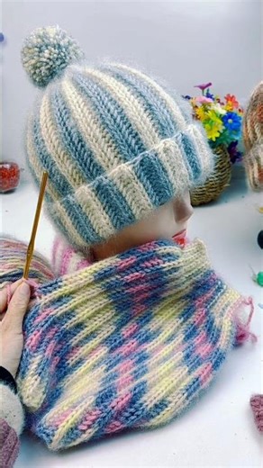 👶Easy Crochet Beanie Hat Tutorial Cozy Winter Knit Cap for Beginners#Shorts