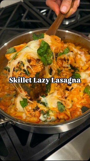 Joy Bauer MS, RDN on Instagram: "Skillet Lazy Lasagna = dinner hero! ✨ ✅ Irresistible lasagna flavors—no layering, no baking! ✅ One pan for easy clean-up 🙌 (just cook noodles beforehand!) ✅ Under 30 minutes ⏳ ✅ Packed with protein, greens & gooey cheese 🧀🥬 Will you try it? Comment “NEED” and I’ll send you the recipe! 💌 Or snag it from the link in my bio ➡️ @joybauer #lazylasagna #lasagna #easyrecipes #easydinner #dinnerideas #dinnerrecipes #recipes #oneskilletmeal"