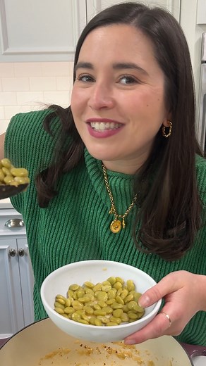 Classic lima beans are a thing of beauty: tender and creamy in every bite. This recipe keeps things basic and quick so you can enjoy that cooked-all-day flavor for dinner tonight: bit.ly/3DwiLYx | Southern Living