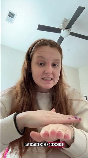 Learn How To Sign "Accessible" in ASL for Beginners | American Sign Language #shorts
