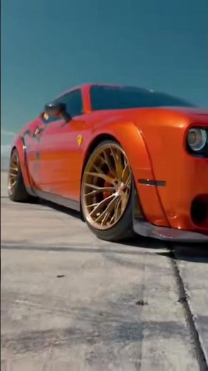 Red Dodge Challenger SRT Hellcat | Burn The House Down - AJR #caredit