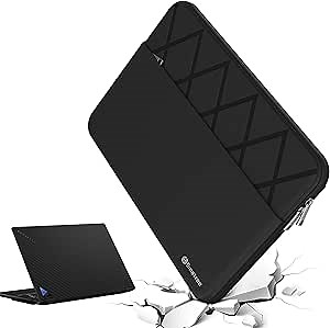 Smatree 13-14 inch Laptop Sleeve for ASUS Zenbook A14 UX3407 Copilot+PC, for Zenbook Flip 13 OLED UX363/S 13 OLED UX5304, for ROG Flow X13 2023, Laptop Case with Accessory Pocket, YKK Zipper (E411)