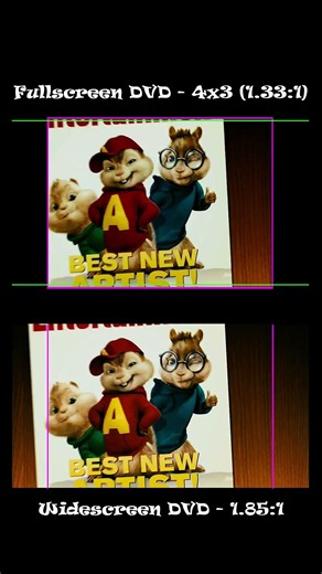 Alvin and the Chipmunks: Widescreen vs Fullscreen