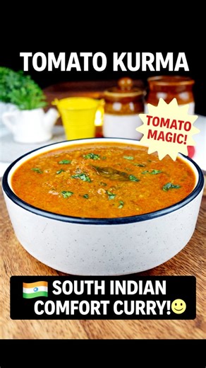 Mayur Gupta on Instagram: "TOMATO KURMA • In a grinding jar add ½ cup grated Coconut • Add 2 Green Chilies • Add 1 Tsp Fennel seeds • Add 2 Tsp roasted Chana dal • Add 1 inch Cinnamon • Add 4 Cloves • Add 2 Green Cardamom • Add little water and grind it to paste • In a pan add cooking oil • Add 1 Tsp Cummin seeds • Add 1 Bay leaf • Add 1 inch Cinnamon • Add 1 Mace • Add 1 chopped Onion • Add 7-8 crushed Garlic • Add 10-12 Curry leaves and cook until Onion turns golden brown • Add 6 roughly chopp