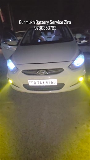 Gurmukh Singh on Instagram: "Varna car headlight led update fog lamp projector Gurmukh Battery Service Zira 9780353762 #newgurmukhbatteryservice #zira #ledlights #varna #vernalovers"