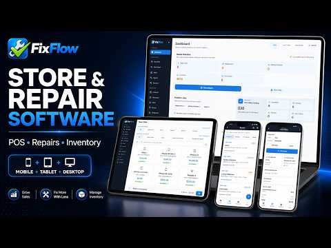 FixFlowSoftware Showcase | Repair Shop Software, POS & Inventory Management