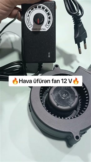 Turbo fan 12 volt Atrabotka yağı ilə işləyən peçlərin hazırlanmasında istifadə olunur #21shop