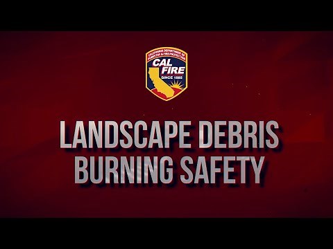 Landscape Debris Burning Safety EN