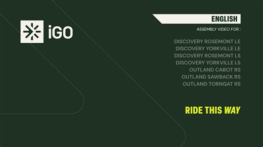 iGO 2023 premium eBikes - Assembly