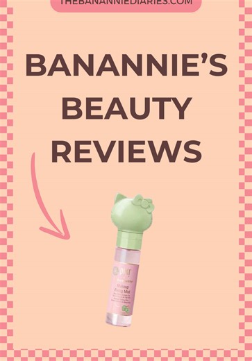 Reseña del spray fijador Hello Kitty x Pixi