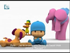 Pocoyo subtitled in Spanish