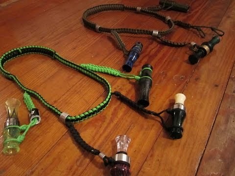How To Make A Waterfowl Call Lanyard 1/3