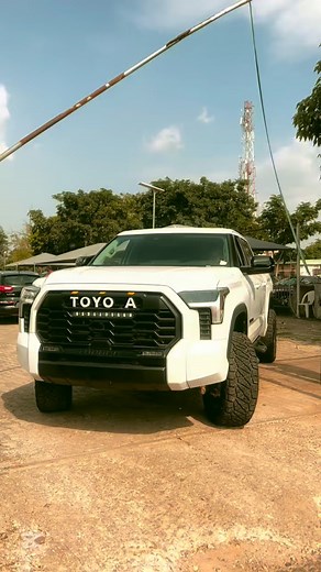 The 2024 Toyota Tundra combines raw power with refined luxury, featuring a 437-horsepower i-FORCE MAX hybrid engine that delivers impressive towing capability and fuel efficiency. Designed for strength and comfort, it boasts an adaptive suspension system, a bold exterior, and a premium interior with advanced tech like a 14-inch multimedia display and wireless smartphone connectivity. Packed with Toyota Safety Sense 2.5 for intelligent driver assistance and built tough to handle Nigerian roads, t