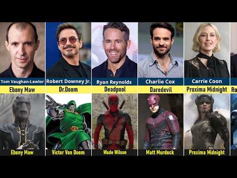 All MCU Characters & Their Real Names + Actors Complete List