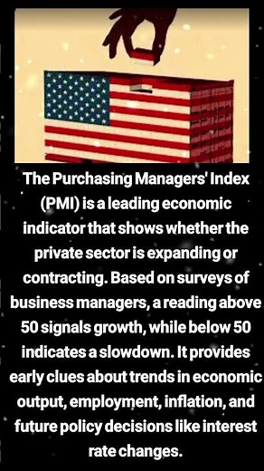 The Purchasing Managers' Index (PMI) is a leading economic indicator that