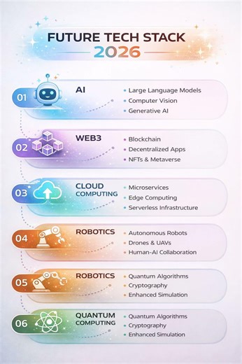 Future Tech Stack 2026 | Technologies Shaping the Next Decade #FutureTech #AI #Yonalita