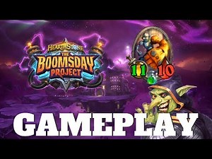 EXCLUSICE BOOMSDAY PROJECT GAMEPLAY! Hearthstone The Boomsday Project Pre-Release