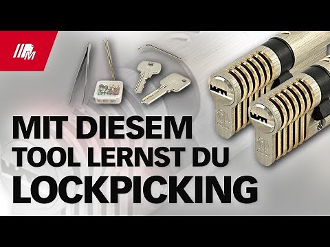 Lockpicking lernen mit diesem Tool 🔒 Multipick Übungsschloss