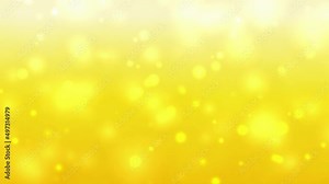 Shiny particles float on a 4K gradational gold background. Stock Video